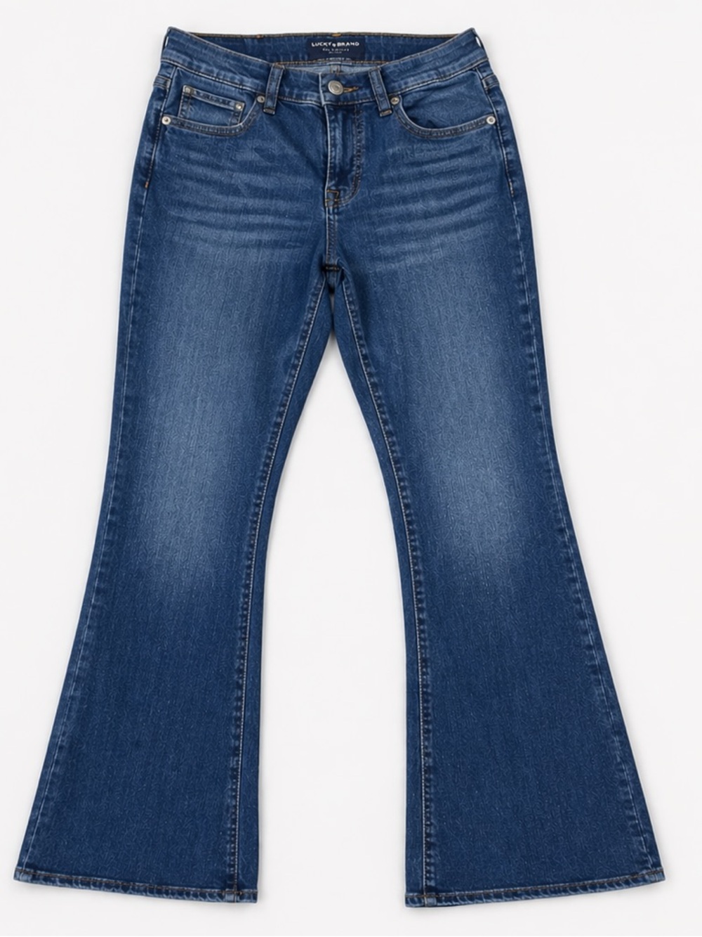 Lucky Brand Jeans High Rise‎ Flare Stevie Medium Wash Size 10